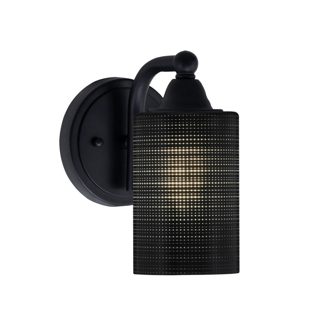 Toltec Paramount 3421-MB-4069 Wall Sconce Light - Matte Black