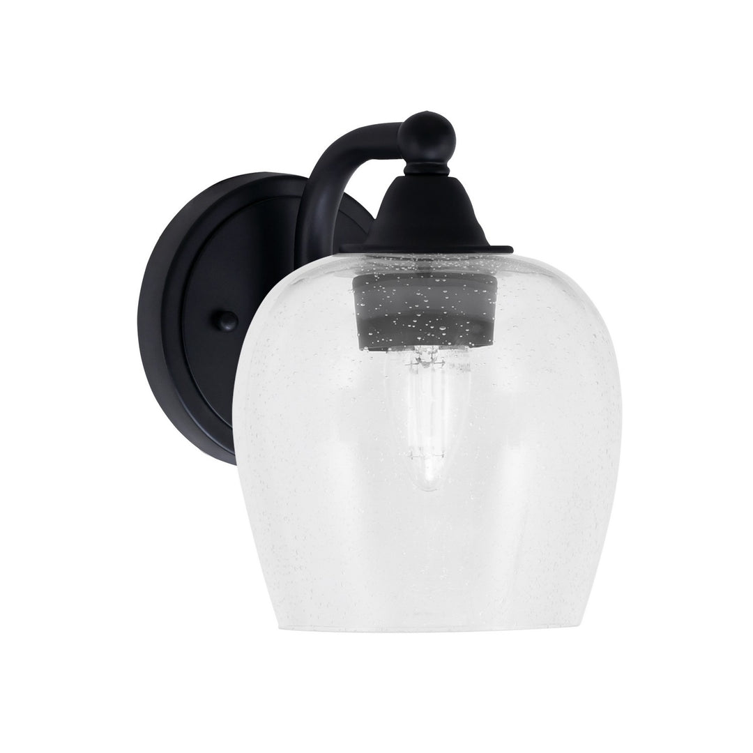 Toltec Paramount 3421-MB-4810 Wall Sconce Light - Matte Black