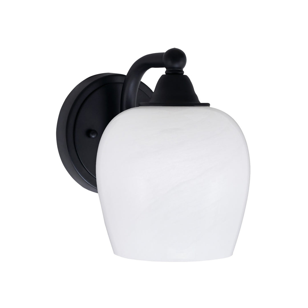 Toltec Paramount 3421-MB-4811 Wall Sconce Light - Matte Black