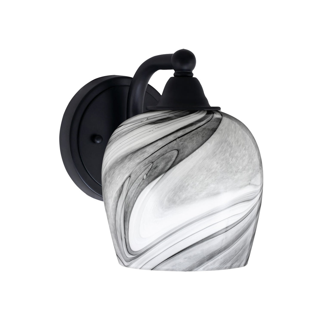 Toltec Paramount 3421-MB-4819 Wall Sconce Light - Matte Black