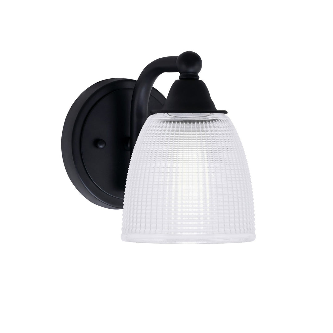 Toltec Paramount 3421-MB-500 Wall Sconce Light - Matte Black