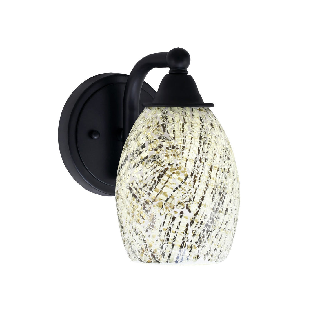 Toltec Paramount 3421-MB-5054 Wall Sconce Light - Matte Black