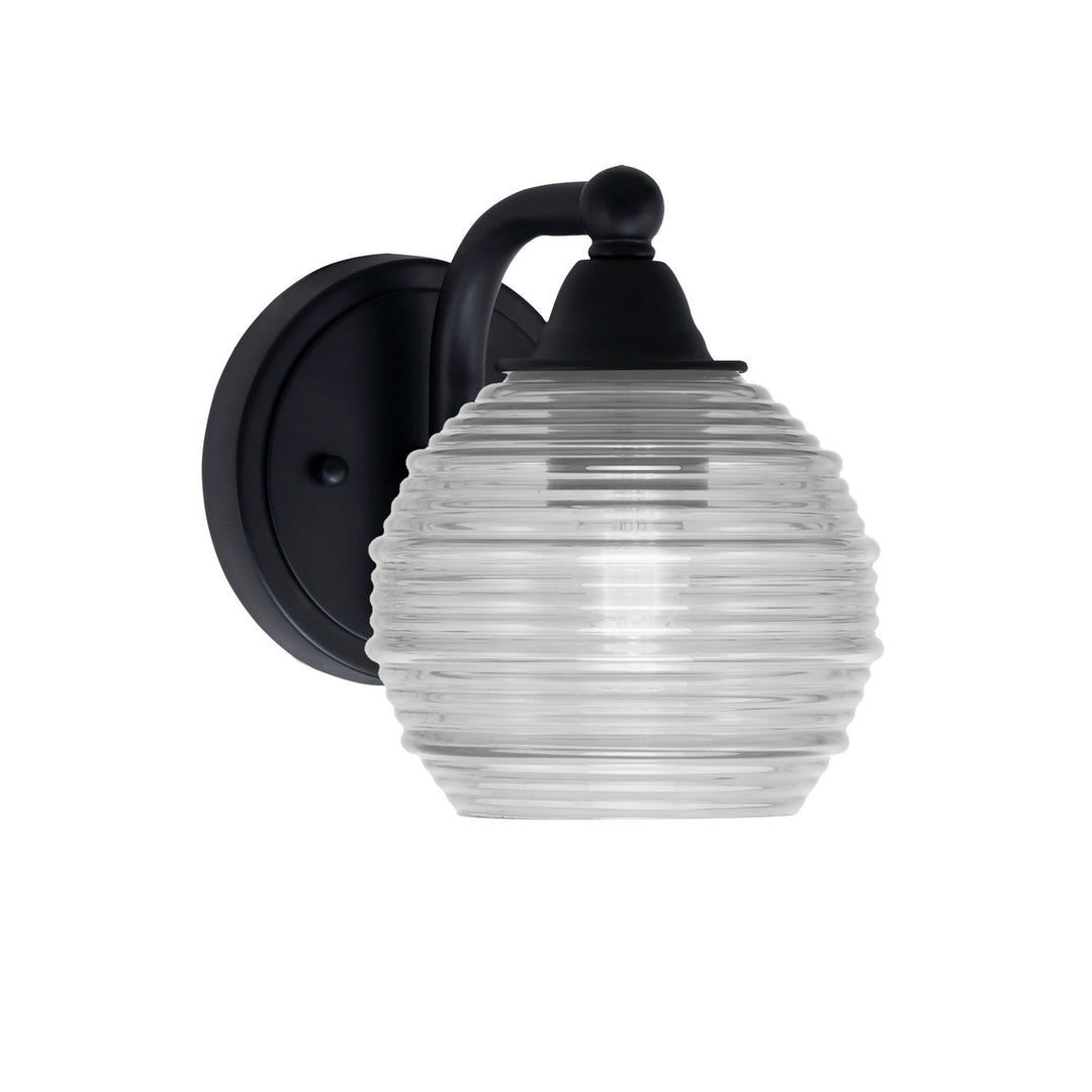 Toltec Paramount 3421-MB-5110 Wall Sconce Light - Matte Black