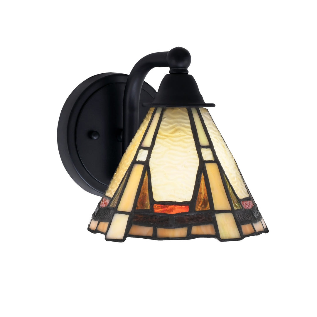 Toltec Paramount 3421-MB-9345 Wall Sconce Light - Matte Black