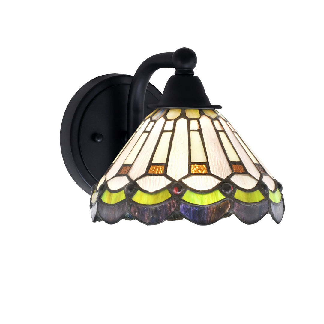 Toltec Paramount 3421-MB-9395 Wall Sconce Light - Matte Black