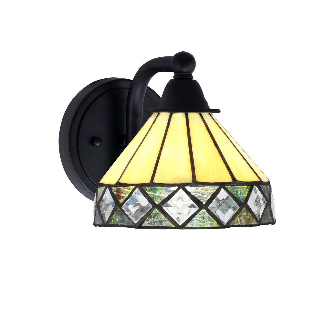 Toltec Paramount 3421-MB-9405 Wall Sconce Light - Matte Black