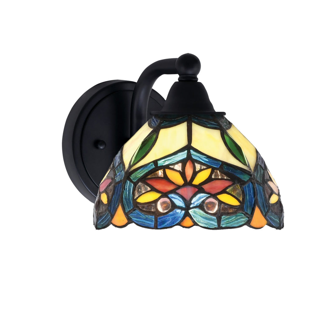 Toltec Paramount 3421-MB-9425 Wall Sconce Light - Matte Black