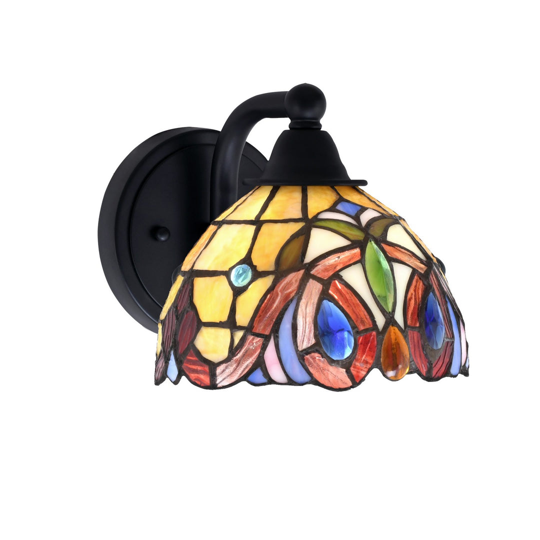 Toltec Paramount 3421-MB-9445 Wall Sconce Light - Matte Black