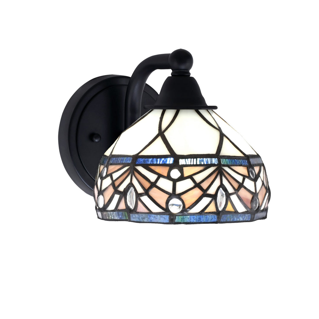 Toltec Paramount 3421-MB-9485 Wall Sconce Light - Matte Black