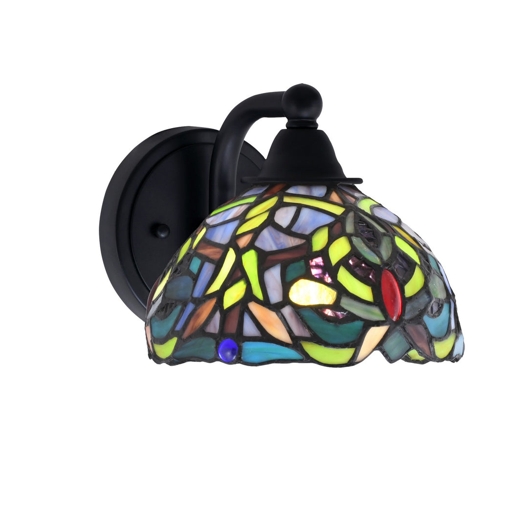 Toltec Paramount 3421-MB-9905 Wall Sconce Light - Matte Black