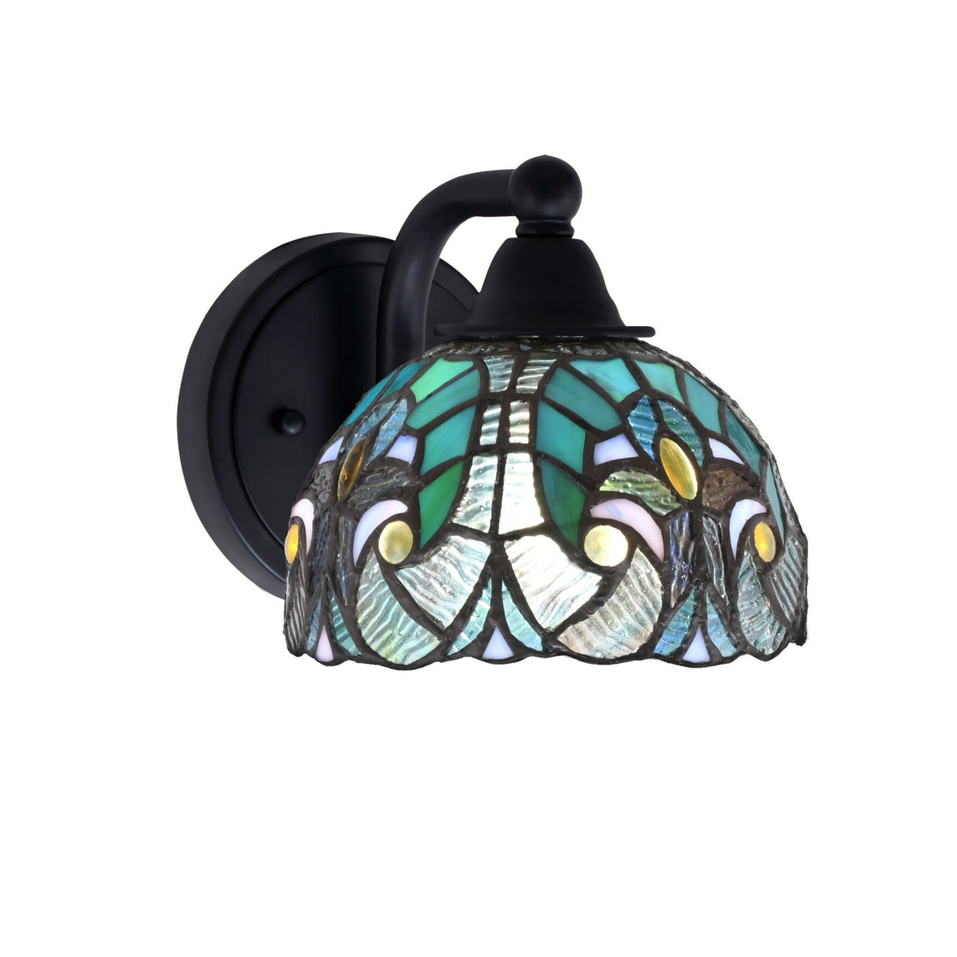 Toltec Paramount 3421-MB-9925 Wall Sconce Light - Matte Black