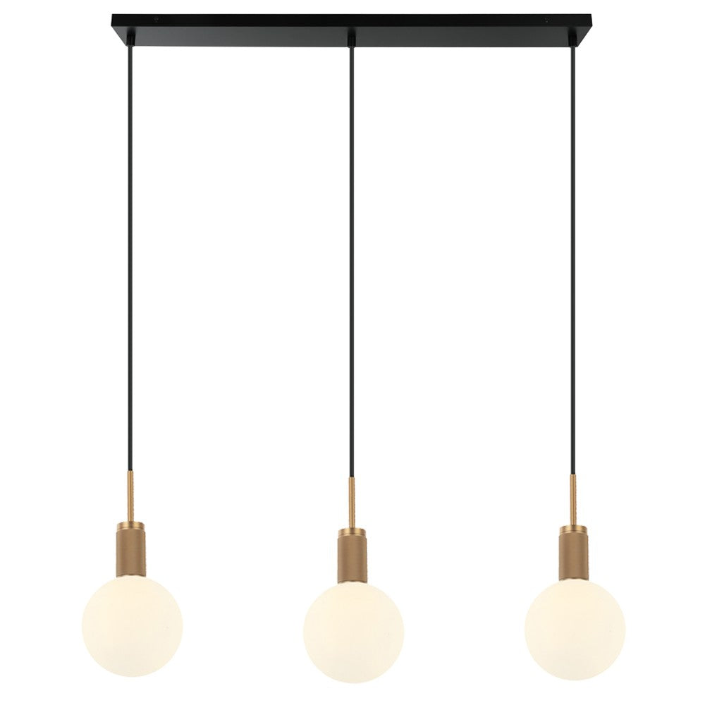 Maxilite Martelli MX 2160B3A23 Pendant Light - Aged Brass