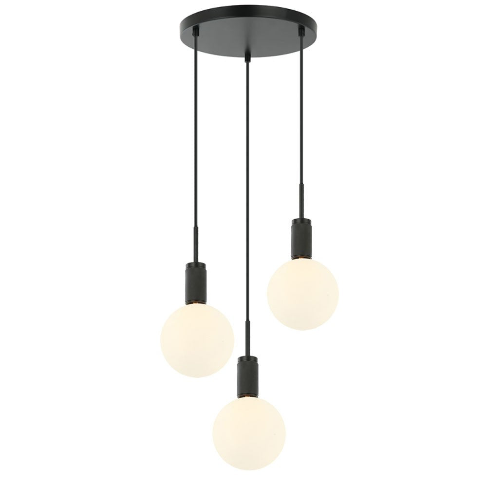 Maxilite Martelli MX 2160C3A3 Pendant Light - Black
