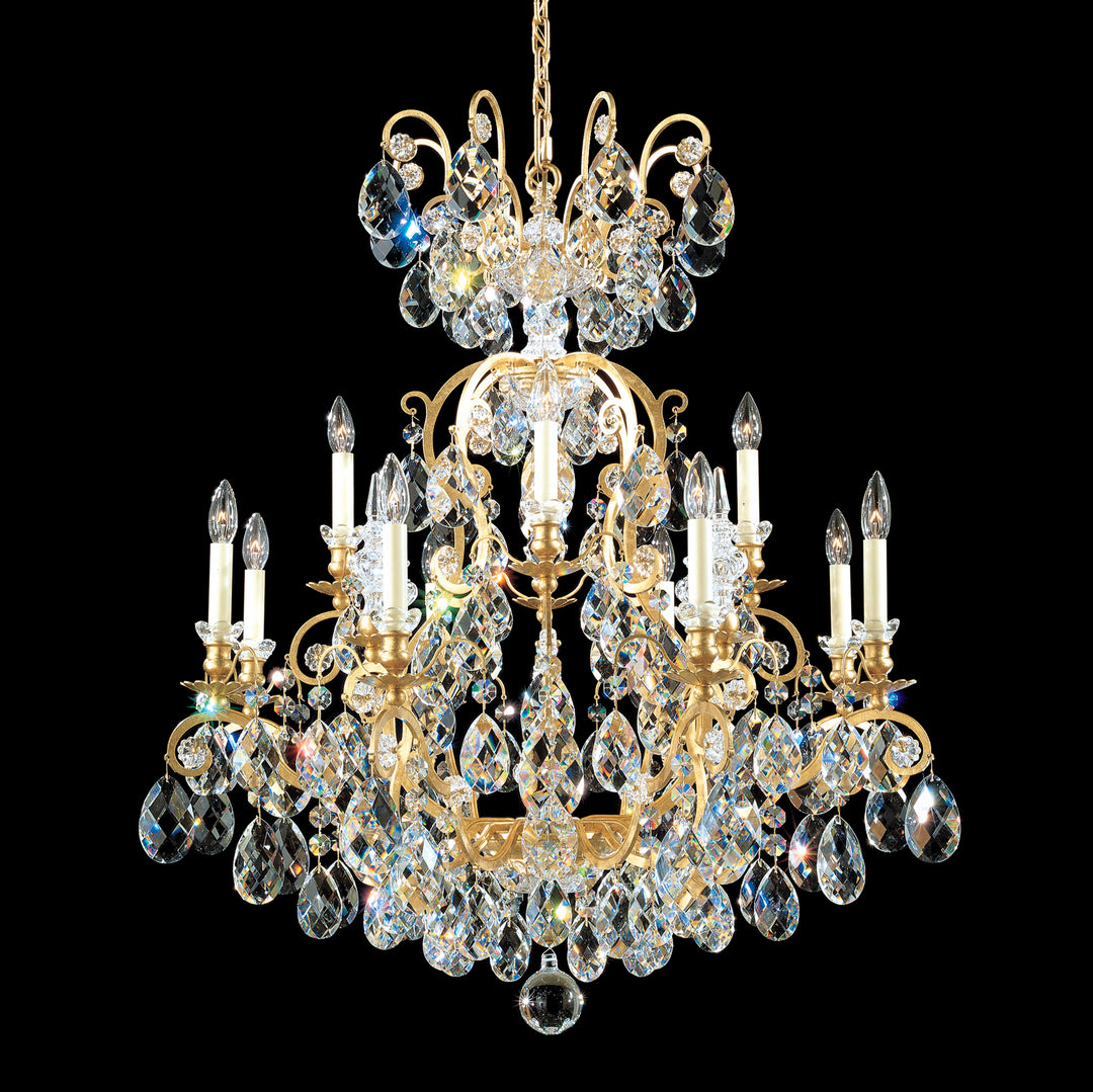 Schonbek Renaissance 3772-22 Chandelier Light - Heirloom Gold