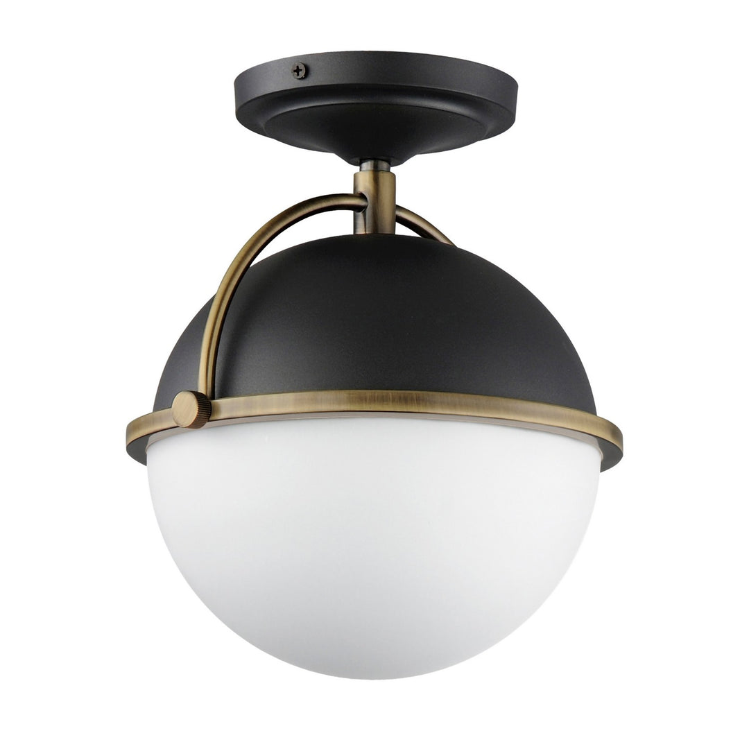 Maxim Duke 12410SWBKWBR Ceiling Light - Black/Weathered Brass