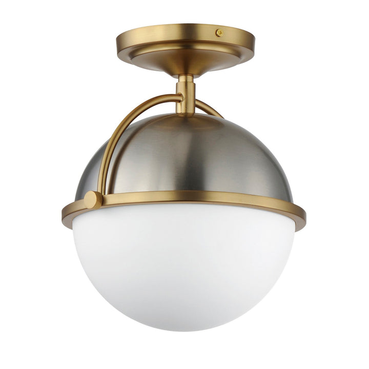 Maxim Duke 12410SWSNSBR Ceiling Light - Satin Nickel / Satin Brass