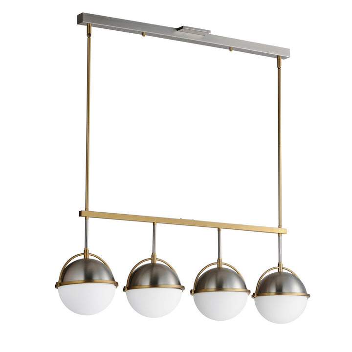 Maxim Duke 12414SWSNSBR Pendant Light - Satin Nickel / Satin Brass