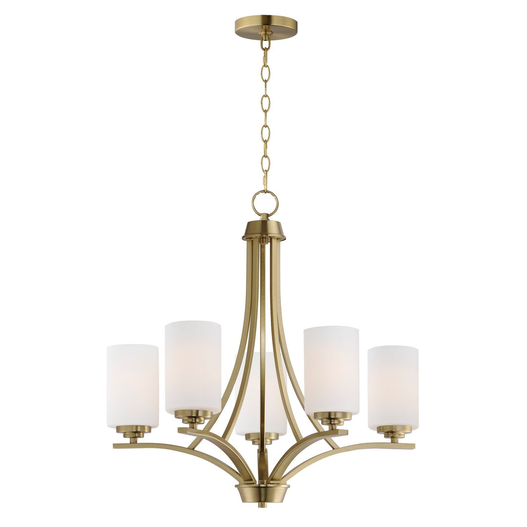 Maxim Deven 20035SWSBR Chandelier Light - Satin Brass