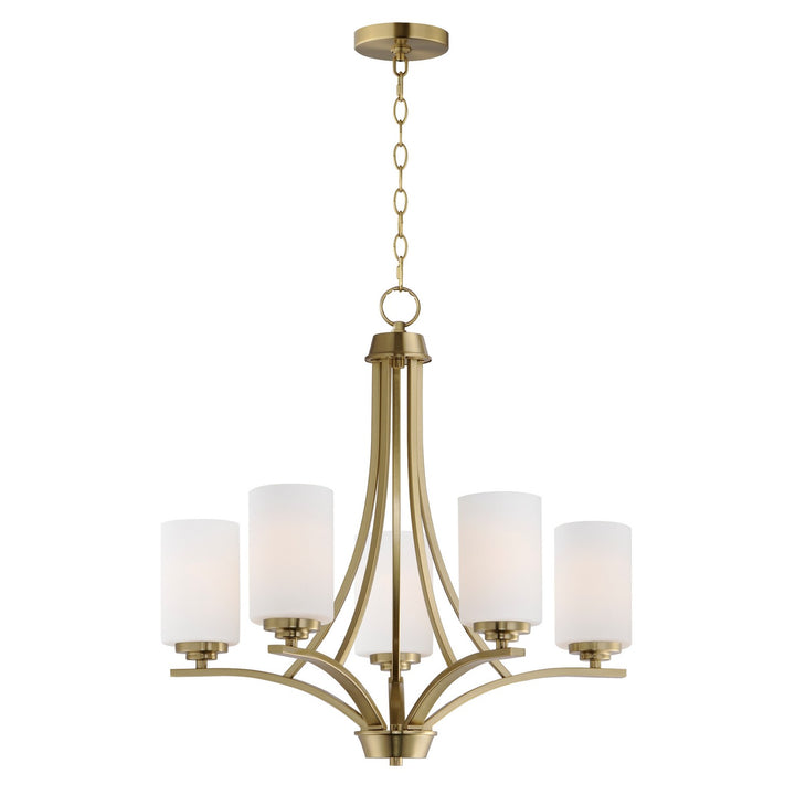 Maxim Deven 20035SWSBR Chandelier Light - Satin Brass