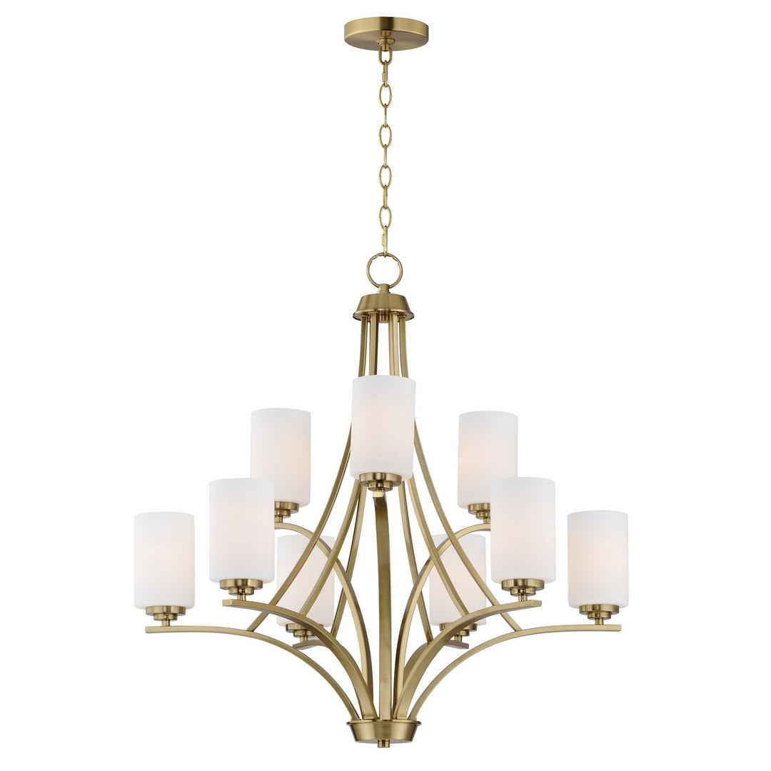 Maxim Deven 20036SWSBR Chandelier Light - Satin Brass