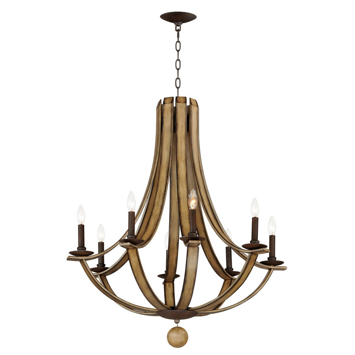 Maxim Basque 20348DWAR Chandelier Light - Driftwood/Anthracite