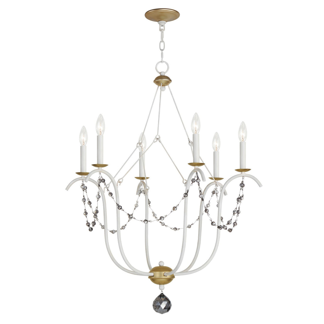 Maxim Formosa 20486ECVG Chandelier Light - Ecru/Venetian Gold