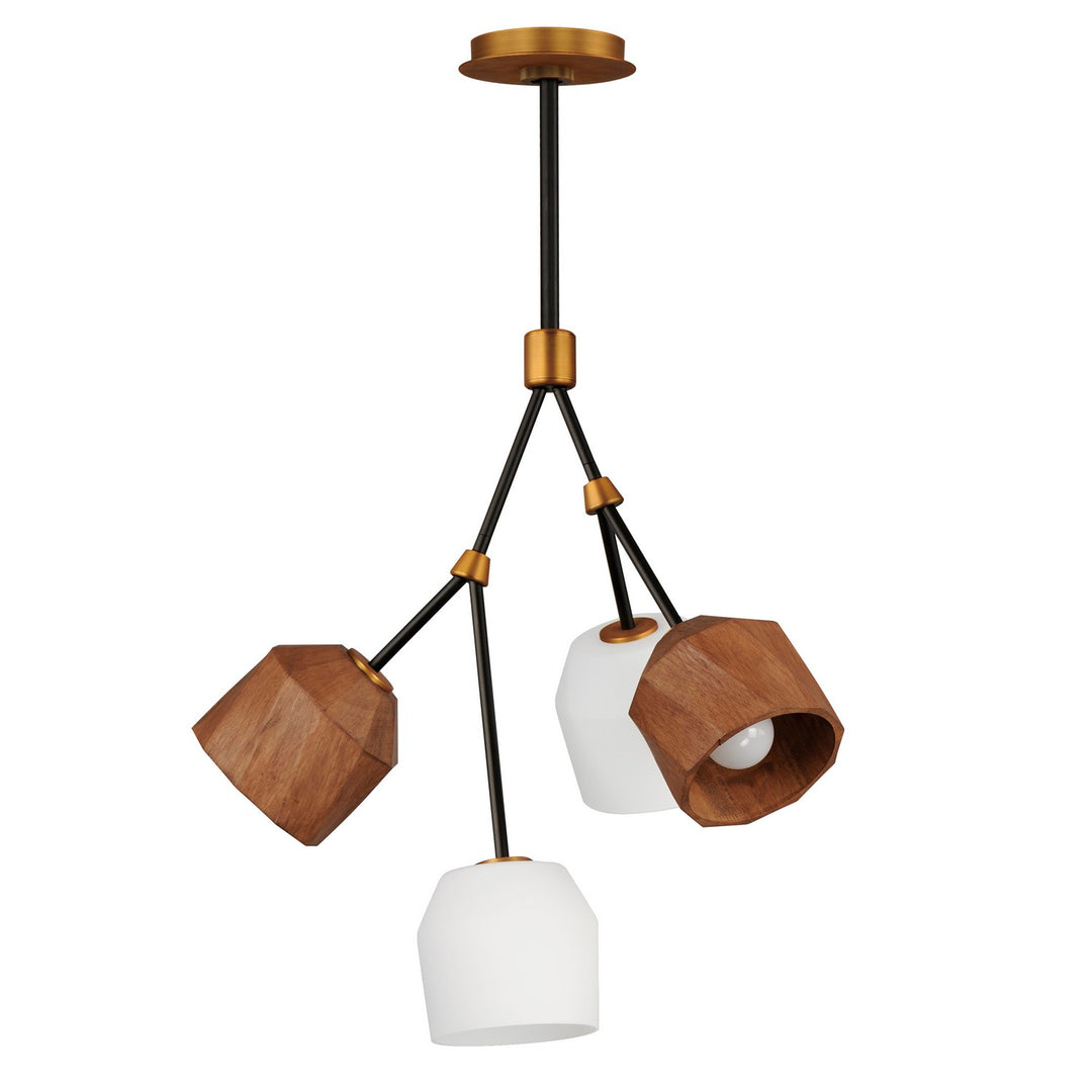 Maxim Akimbo 28274DBZAB Pendant Light - Dark Bronze/Antique Brass