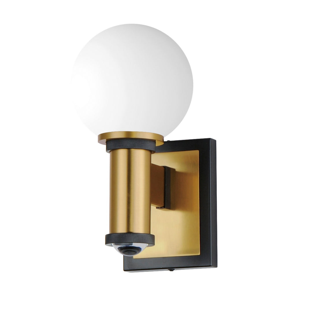 Maxim Lighting 32482SWBKNAB  San Simeon Outdoor Black / Natural Aged Brass