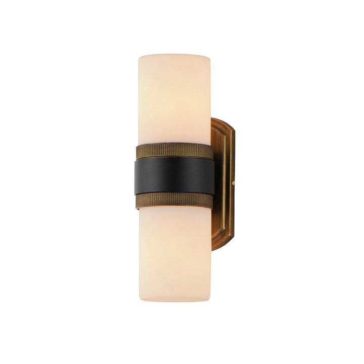 Maxim Lighting 32651SWBKAB  Ruffles Outdoor Black / Antique Brass