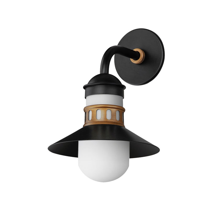 Maxim Lighting 35122SWBKAB  Admiralty Outdoor Black / Antique Brass
