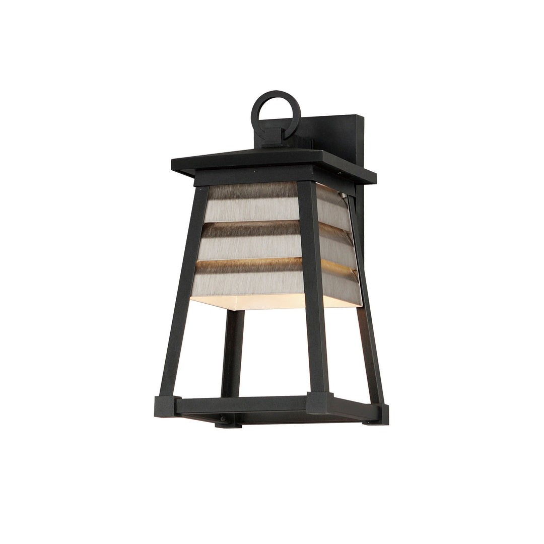 Maxim Lighting 40632WZBK  Shutters Outdoor Weathered Zinc/Black