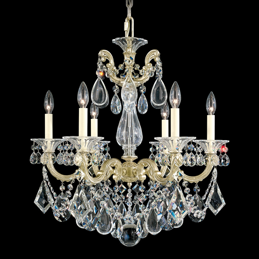 Schonbek La Scala 5072-48 Chandelier Light - Antique Silver