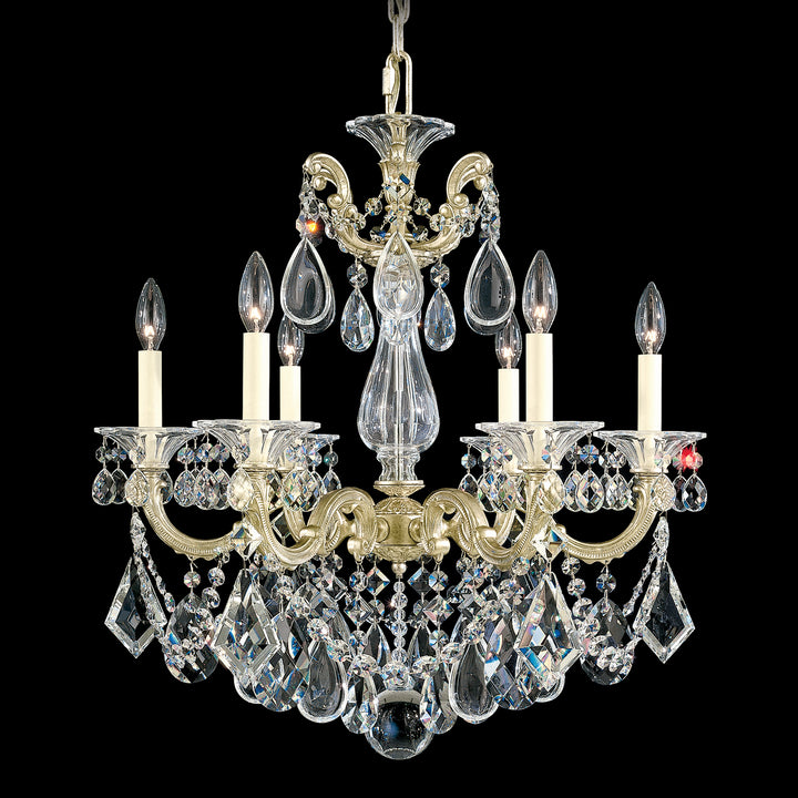 Schonbek La Scala 5072-48 Chandelier Light - Antique Silver