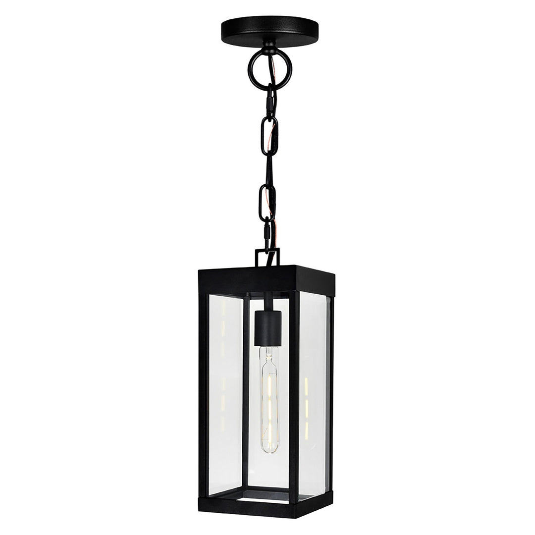 Cwi Lighting 1695P7-1-101  Windsor Outdoor Black