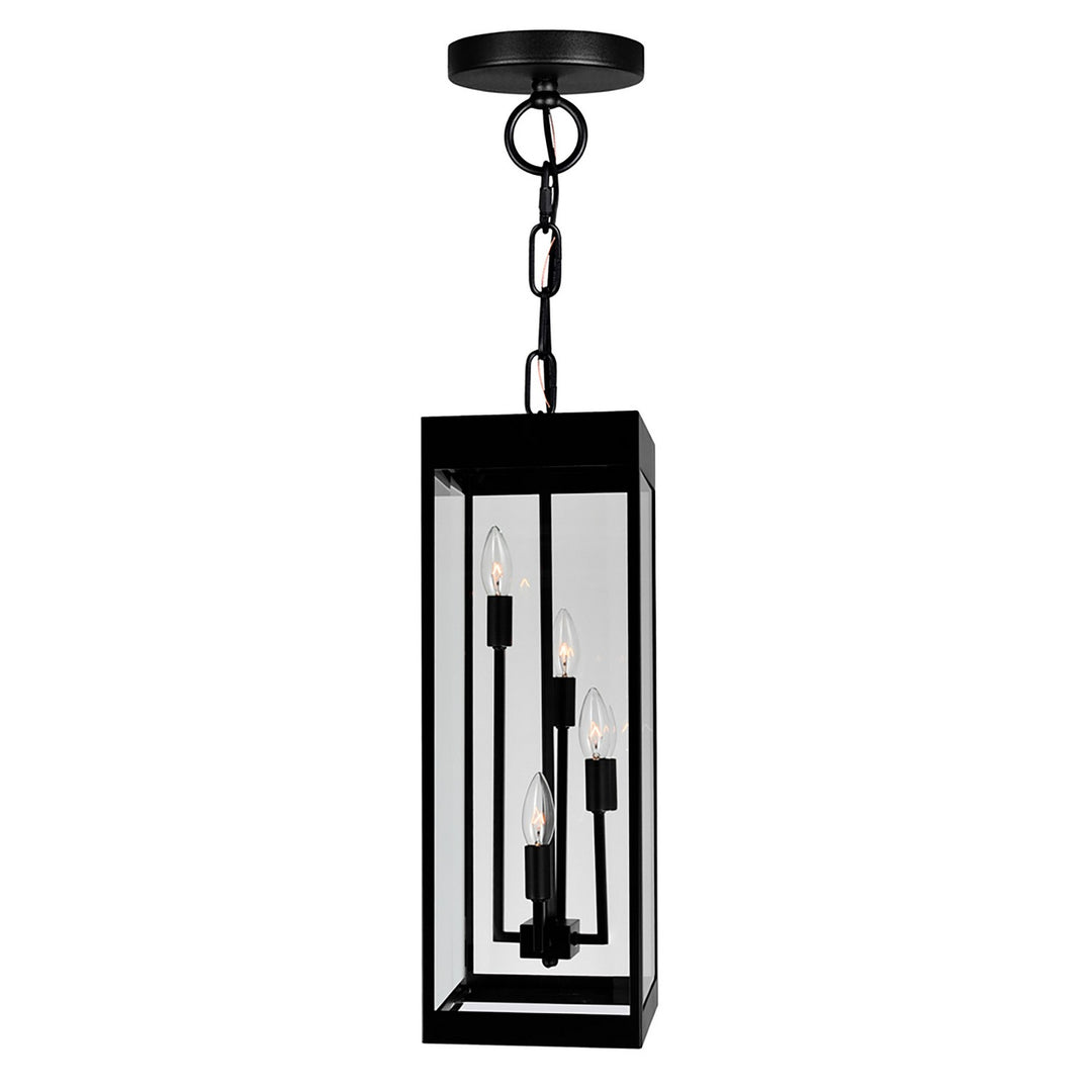Cwi Lighting 1695P8-4-101  Windsor Outdoor Black