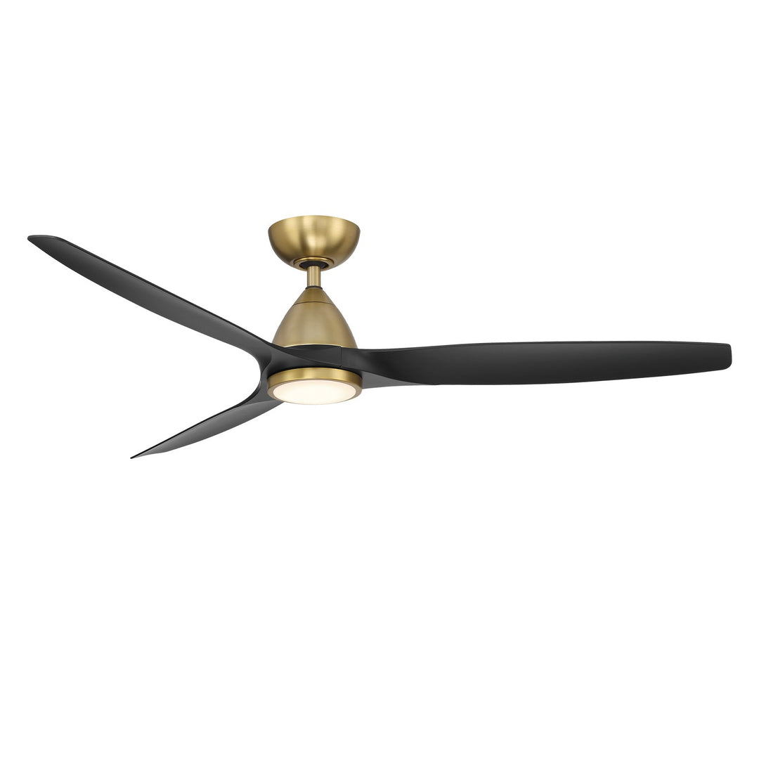 Modern Forms Fan Skylark FR-W2202-62L-SB/MB Ceiling Fan 62 - Soft Brass/Matte Black, Matte Black/