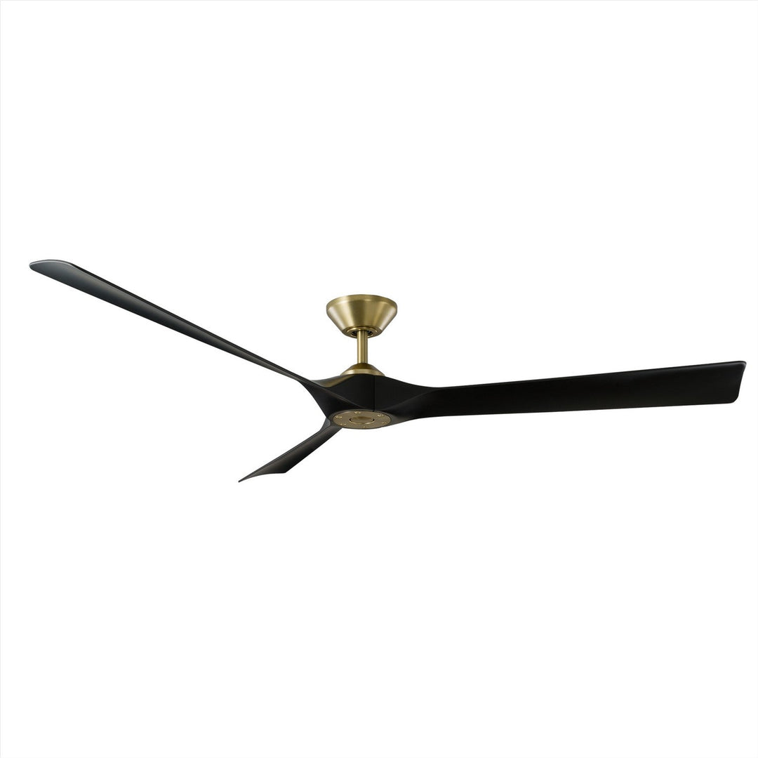 Modern Forms Fan Torque FR-W2204-70-SB/MB Ceiling Fan 70 - Soft Brass/Matte Black, Matte Black/