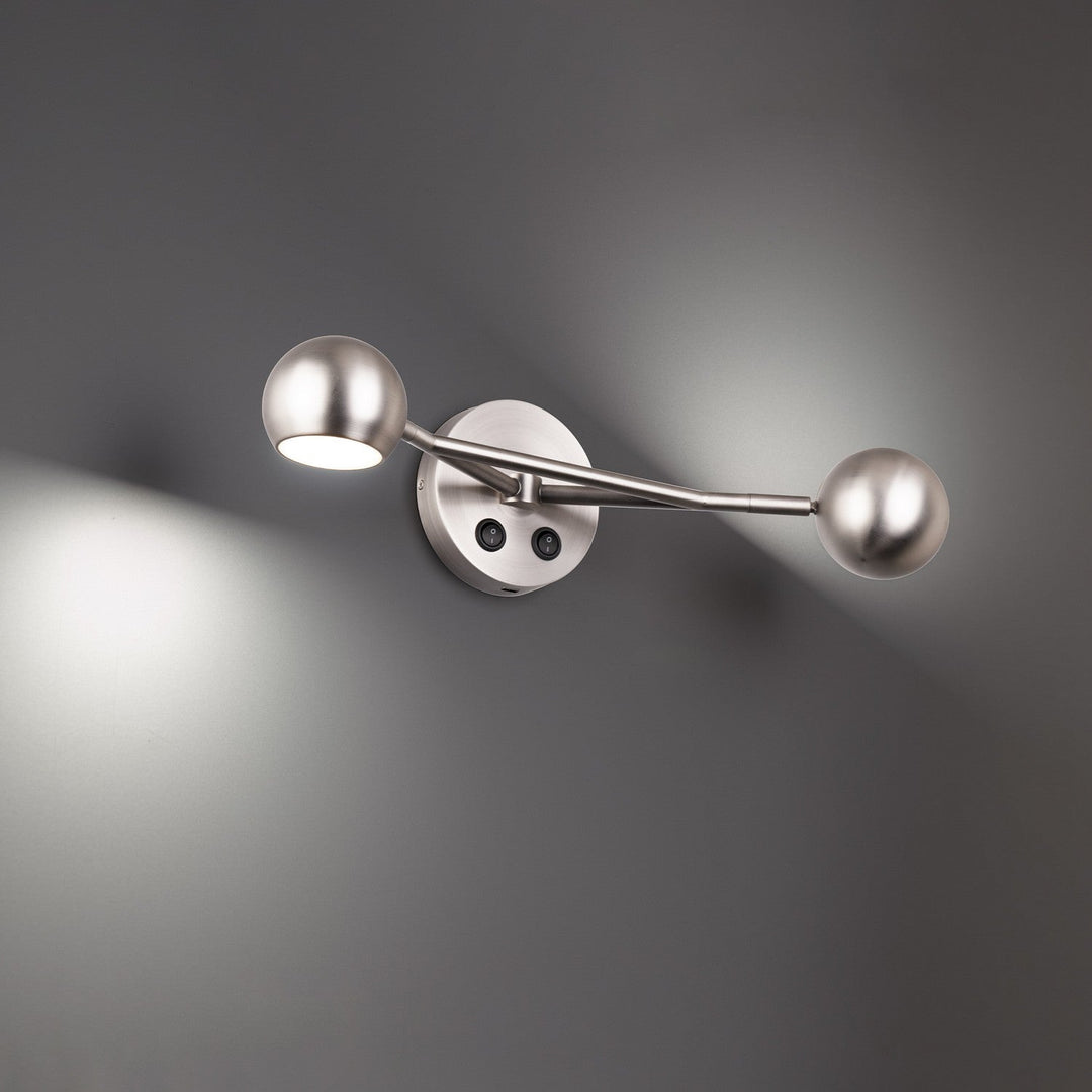 WAC Duplex BL-67320-BN Wall Sconce Light - Brushed Nickel