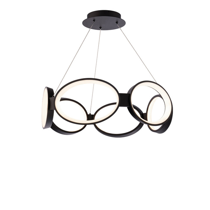 WAC Solitaire PD-21324-BK Chandelier Light - Black