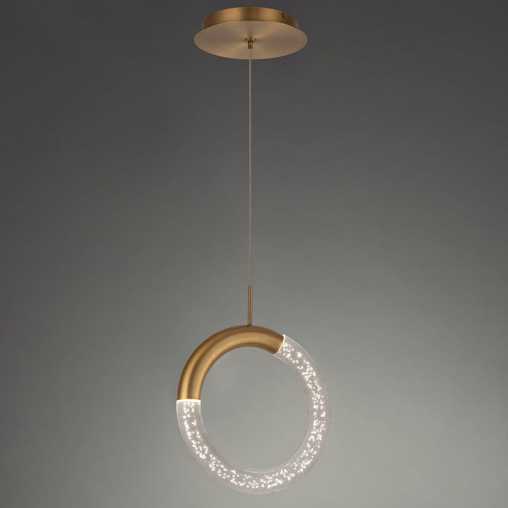 WAC Ringlet PD-27308-AB Pendant Light - Aged Brass