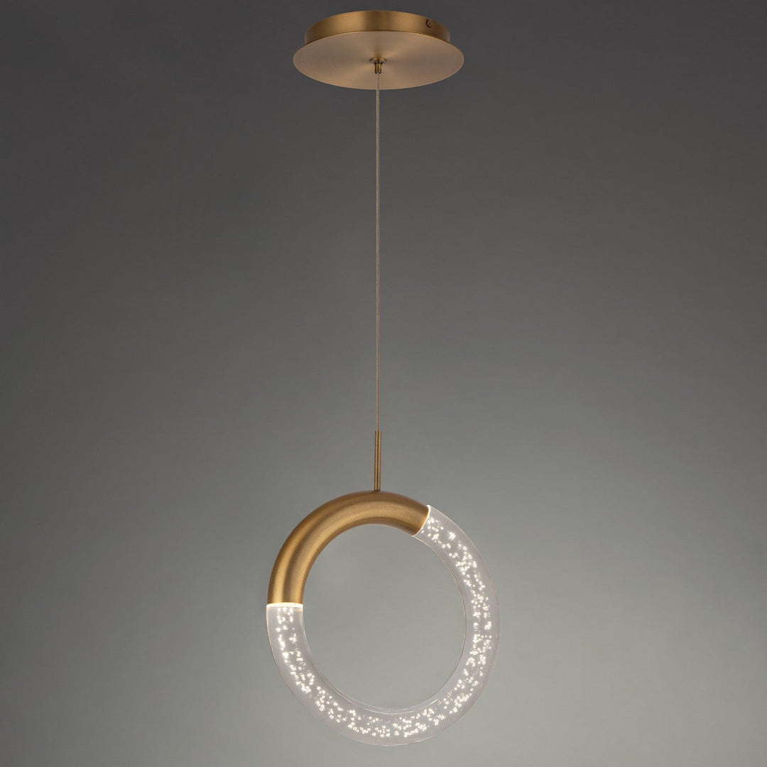 WAC Ringlet PD-27308-AB Pendant Light - Aged Brass