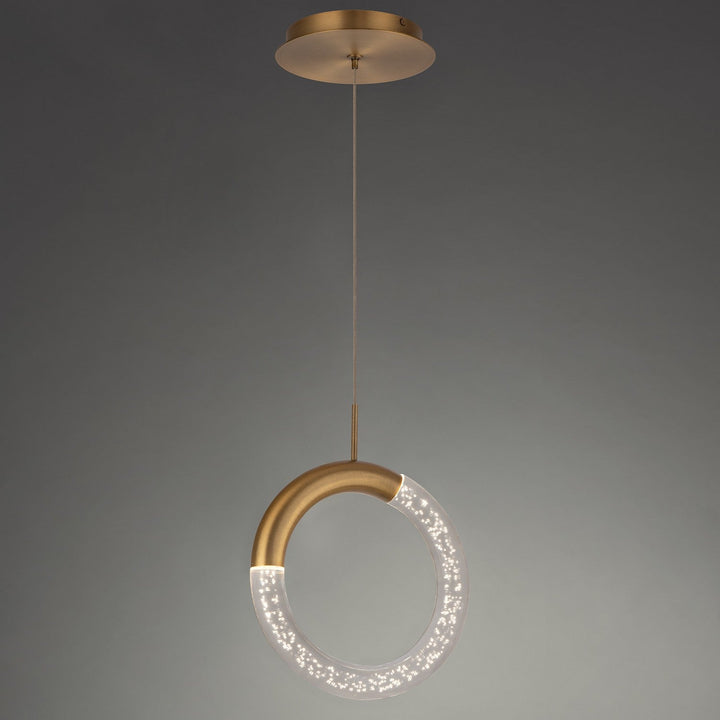 WAC Ringlet PD-27308-AB Pendant Light - Aged Brass