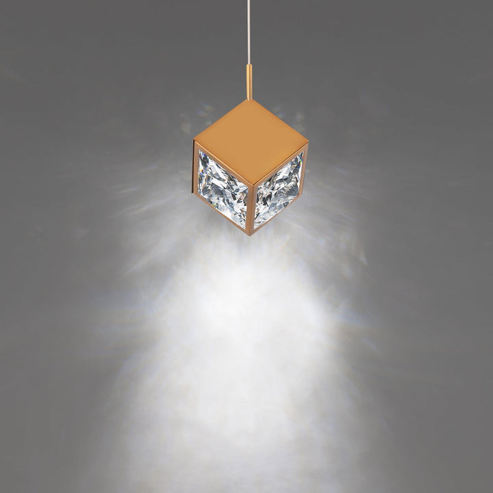WAC Ice Cube PD-29308-AB Pendant Light - Aged Brass