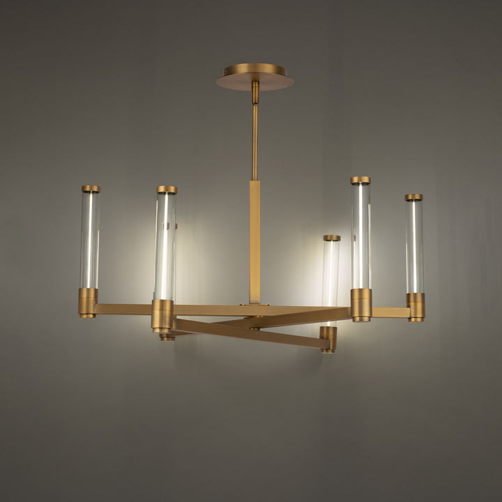 WAC Jedi PD-51327-AB Chandelier Light - Aged Brass