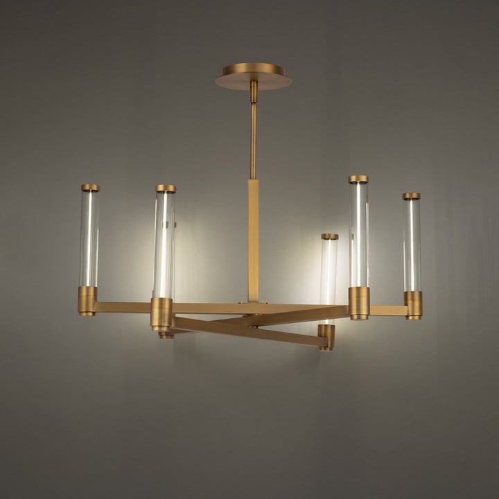 WAC Jedi PD-51327-AB Chandelier Light - Aged Brass