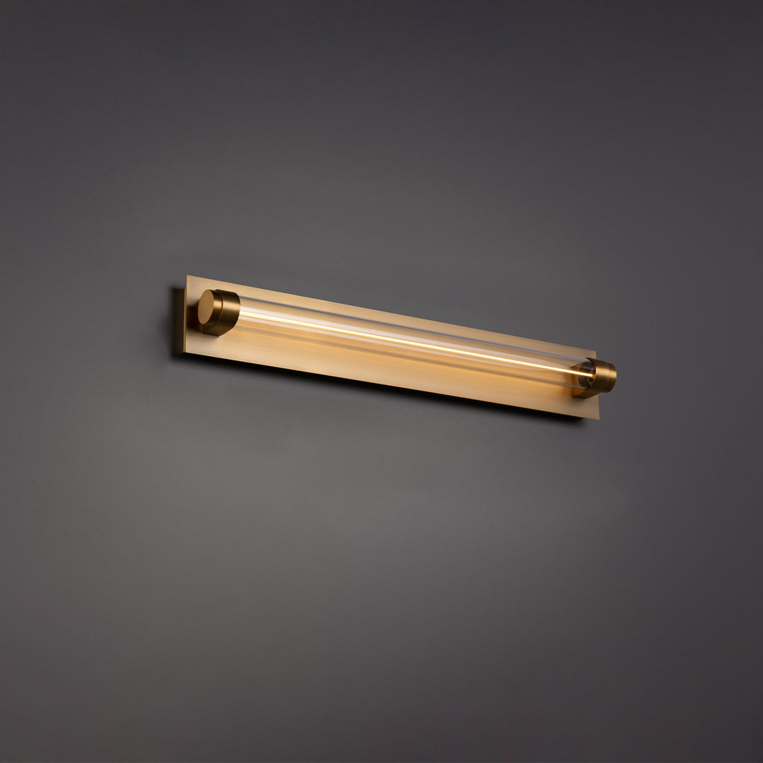 WAC Jedi WS-51320-AB Bath Vanity Light 3 in. wide - Aged Brass