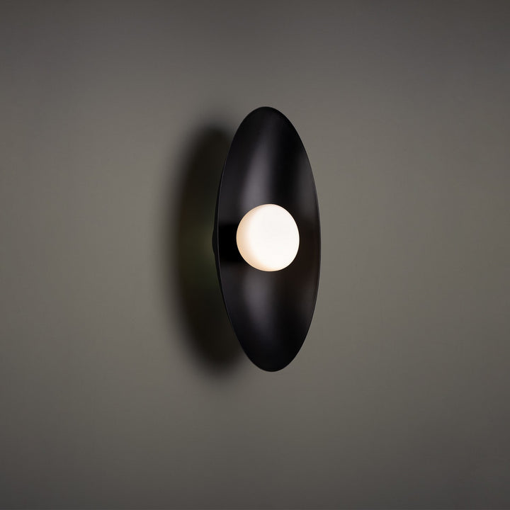 WAC Glamour WS-53318-27-BK Wall Sconce Light - Black