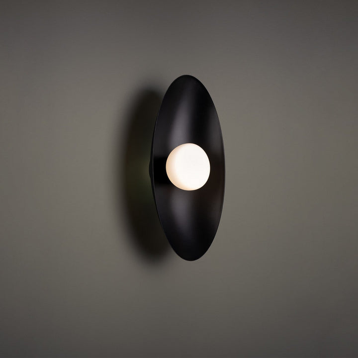 WAC Glamour WS-53318-27-BK Wall Sconce Light - Black