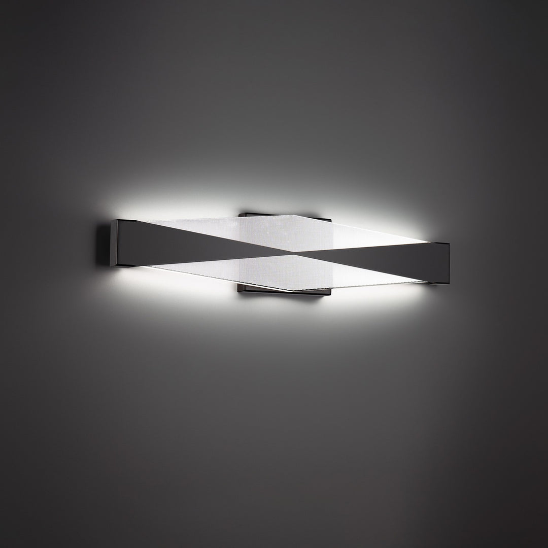 WAC Enigmatic WS-59324-27-BK Bath Vanity Light 2 in. wide - Black