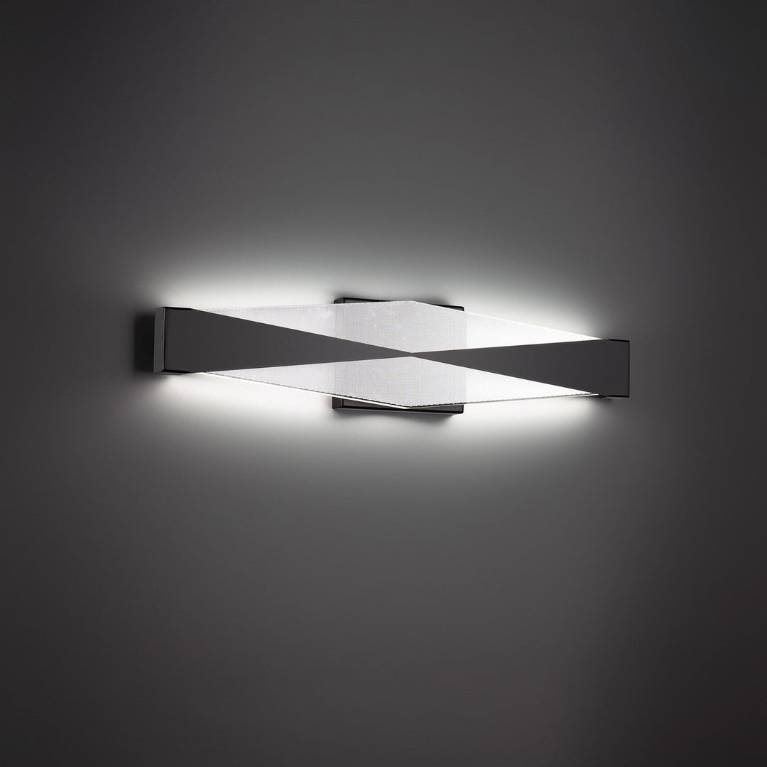 WAC Enigmatic WS-59324-27-BK Bath Vanity Light 2 in. wide - Black